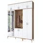 Hanah Home Soporte de Entrada EA157 - 4501 Nogal y Blanco
